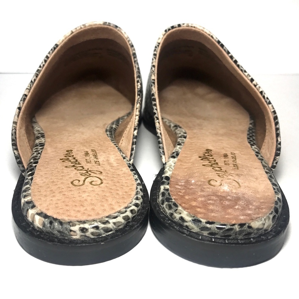 Seychelles Impersonate Snake Pattern Leather Mules - image 8